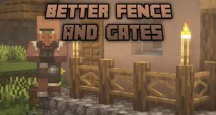 我的世界1.18更好的栅栏和栅栏门 Better Fence & Gates 材质包 - 我的世界基岩版中文站