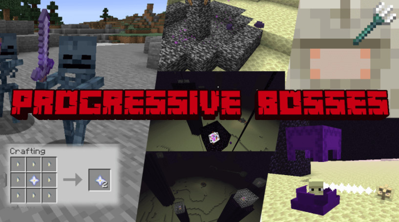 我的世界1.18.2-1.12.2进化的BOSS Progressive Bosses Mod - 我的世界基岩版中文站