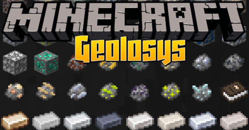 我的世界1.18.2-1.12.2地质矿脉 Geolosys Mod - 奇趣星球报 - 奇趣星球报