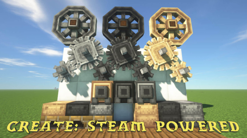 我的世界1.18.2-1.16.5蒸汽动力 Create: Steam Powered Mod - 我的世界基岩版中文站 - 我的世界基岩版中文站