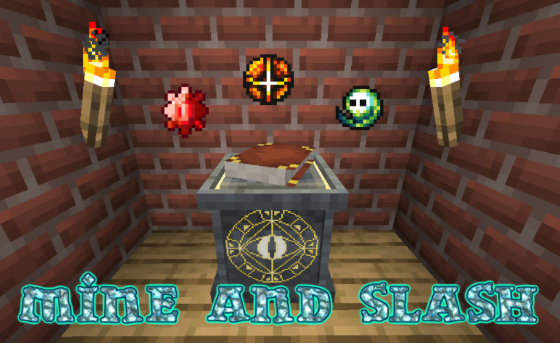 我的世界1.16.5-1.12.2挖矿与砍杀 Mine and Slash Mod - 我的世界基岩版中文站 - 我的世界基岩版中文站