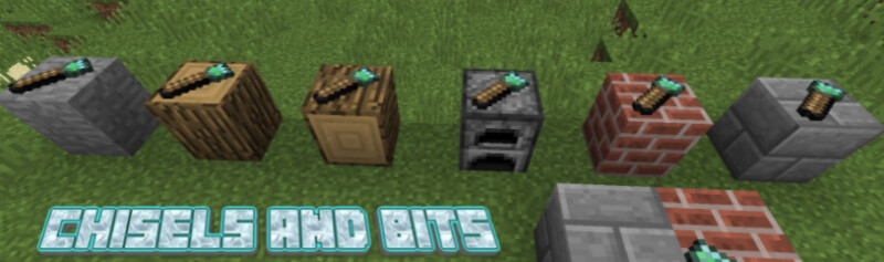 我的世界1.18.2-1.8.9雕凿工艺 Chisels & Bits Mod - 奇趣星球报 - 奇趣星球报