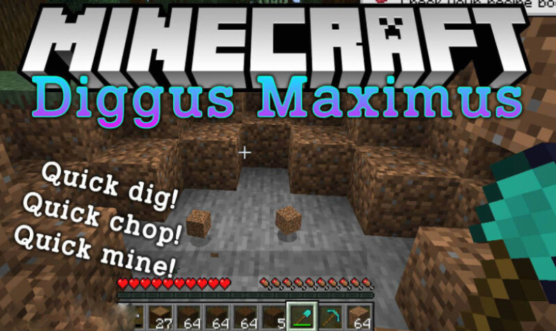 我的世界1.18.2-1.14.4连锁挖矿 Diggus Maximus Mod - 奇趣星球报 - 奇趣星球报