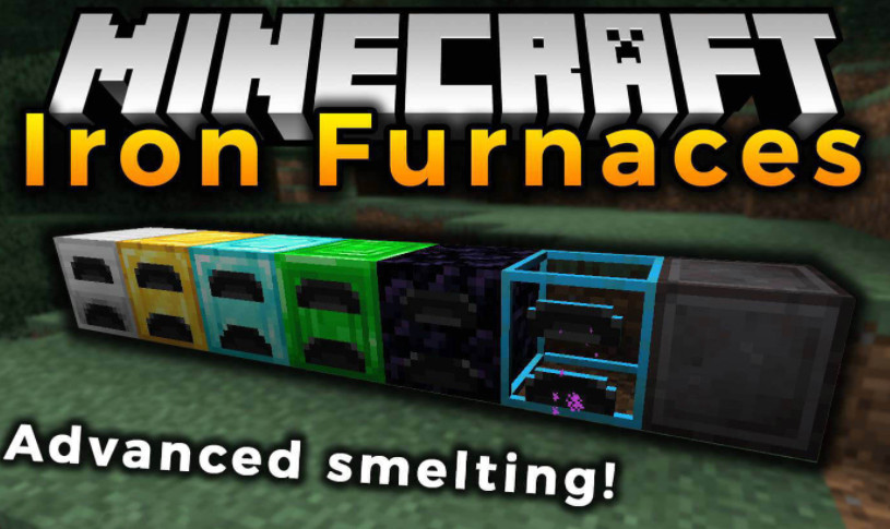 我的世界1.18.2-1.7.10更多熔炉 Iron Furnaces Mod - 我的世界基岩版中文站