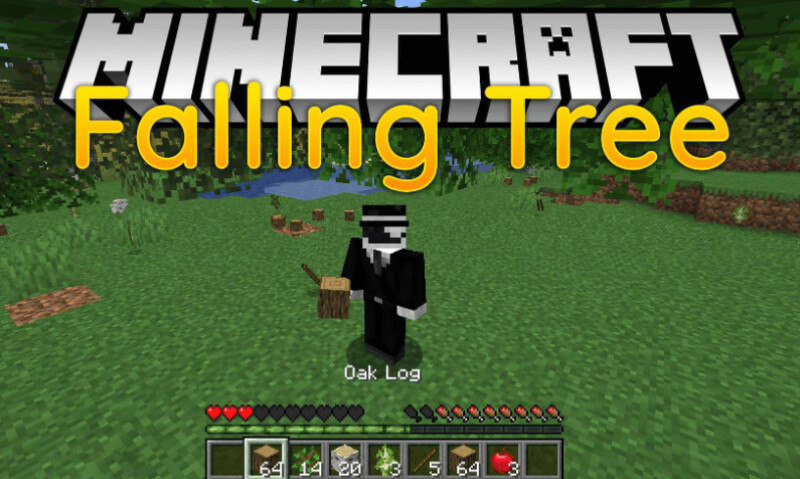 我的世界1.19-1.12.2伐树 FallingTree Mod - 奇趣星球报 - 奇趣星球报