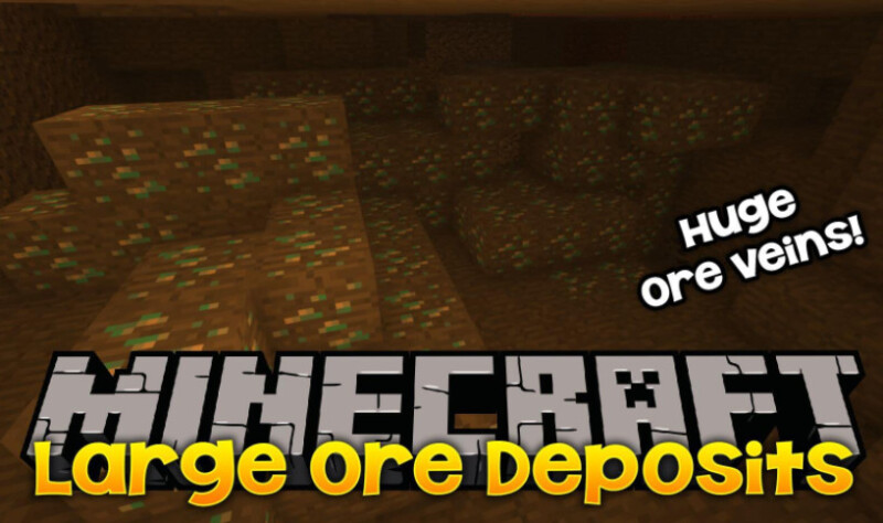 我的世界1.19-1.12.2大型矿床 Large Ore Deposits Mod - 奇趣星球报 - 奇趣星球报