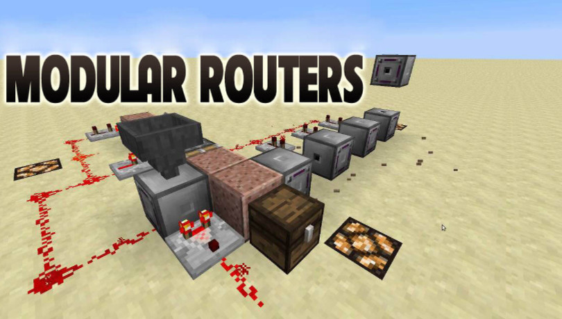 我的世界1.19-1.10.2模块化路由器 Modular Routers Mod - 我的世界基岩版中文站