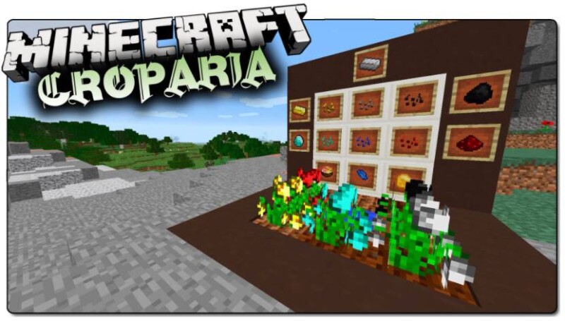 我的世界1.19.2-1.10.2矿石作物-魔种之咏 Croparia Mod - 奇趣星球报 - 奇趣星球报