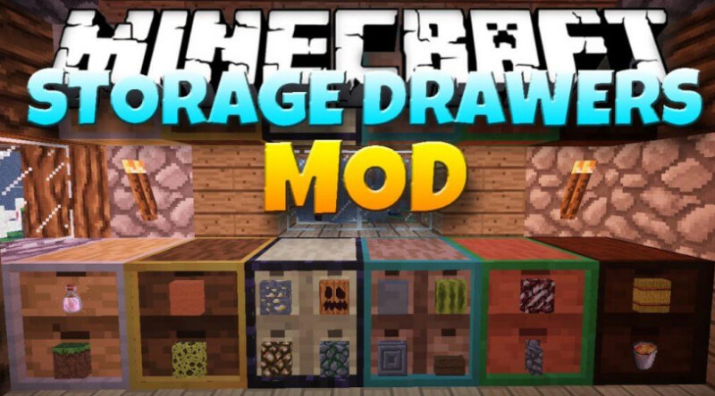 我的世界1.19.2-1.18.2储物抽屉 Storage Drawers Mod - 奇趣星球报 - 奇趣星球报