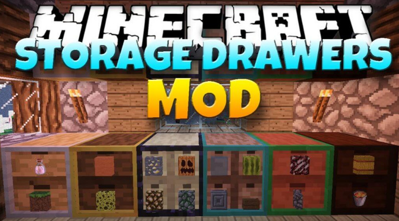 我的世界1.19.2-1.18.2储物抽屉 Storage Drawers Mod - 我的世界基岩版中文站