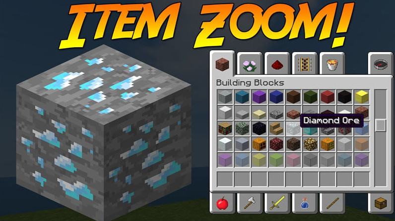 我的世界1.19.2-1.10.2物品缩放 ItemZoom Mod - 我的世界基岩版中文站 - 我的世界基岩版中文站
