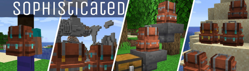 我的世界1.19.2-1.16.5精妙背包 Sophisticated Backpacks Mod - 我的世界基岩版中文站