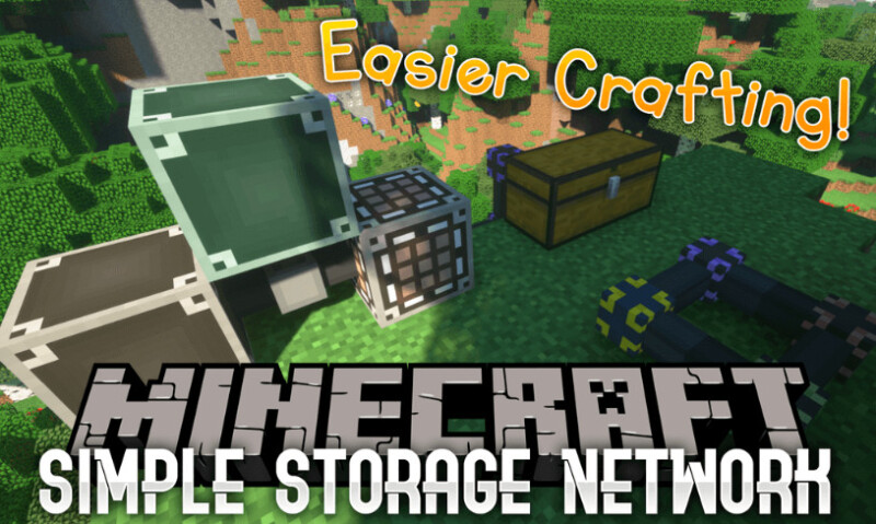 我的世界1.19.3-1.11.2简单存储 Simple Storage Network Mod - 奇趣星球报 - 奇趣星球报