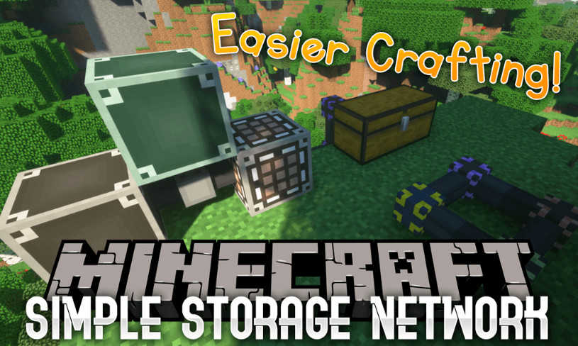 我的世界1.19.3-1.11.2简单存储 Simple Storage Network Mod - 我的世界基岩版中文站 - 我的世界基岩版中文站