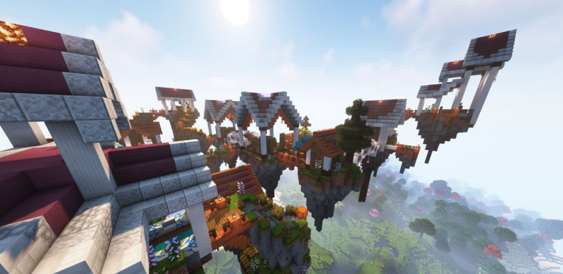 我的世界1.19.2-1.16.5天空村庄 Sky Villages Mod - 我的世界基岩版中文站