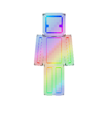 我的世界彩虹人皮肤 - 我的世界基岩版中文站