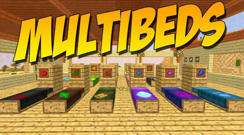 我的世界1.19.3-1.8.9多种床 MultiBeds Mod - 奇趣星球报 - 奇趣星球报