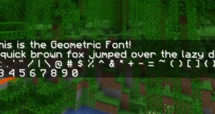 我的世界1.19.4 Geometric Font Legacy 材质包 - 我的世界基岩版中文站 - 我的世界基岩版中文站