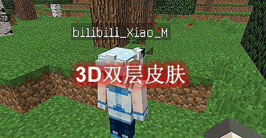 我的世界1.20 3D皮肤层 Skin Layers 3D Mod - 我的世界基岩版中文站