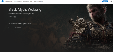 《黑神话：悟空》已上架欧美服PlayStation商店，价格暂未公布 - 我的世界基岩版中文站