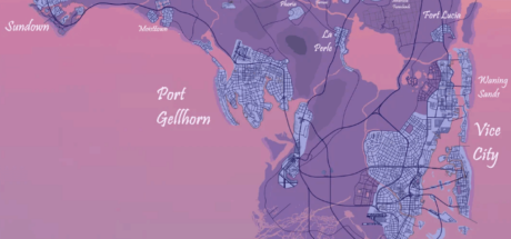 玩家自制《GTA6》概念地图，细节更丰富，将会是前作2.5倍大小 - 奇趣星球报