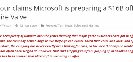 传微软将以160亿美元收购V社，网友：G胖看得上你这点？ - 我的世界基岩版中文站