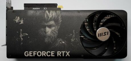 疑《黑神话:悟空》饭制微星显卡曝光,背板印有帅气猴哥 - 奇趣星球报