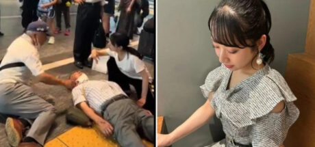 偶像医生两不误！日本美女东京车站救倒地老人，救援视频刷爆2000万观看 - 奇趣星球报