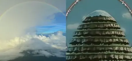 仿佛《魔神英雄传》动画场景再现!富士山彩虹美景让人联想到“创界山” - 奇趣星球报