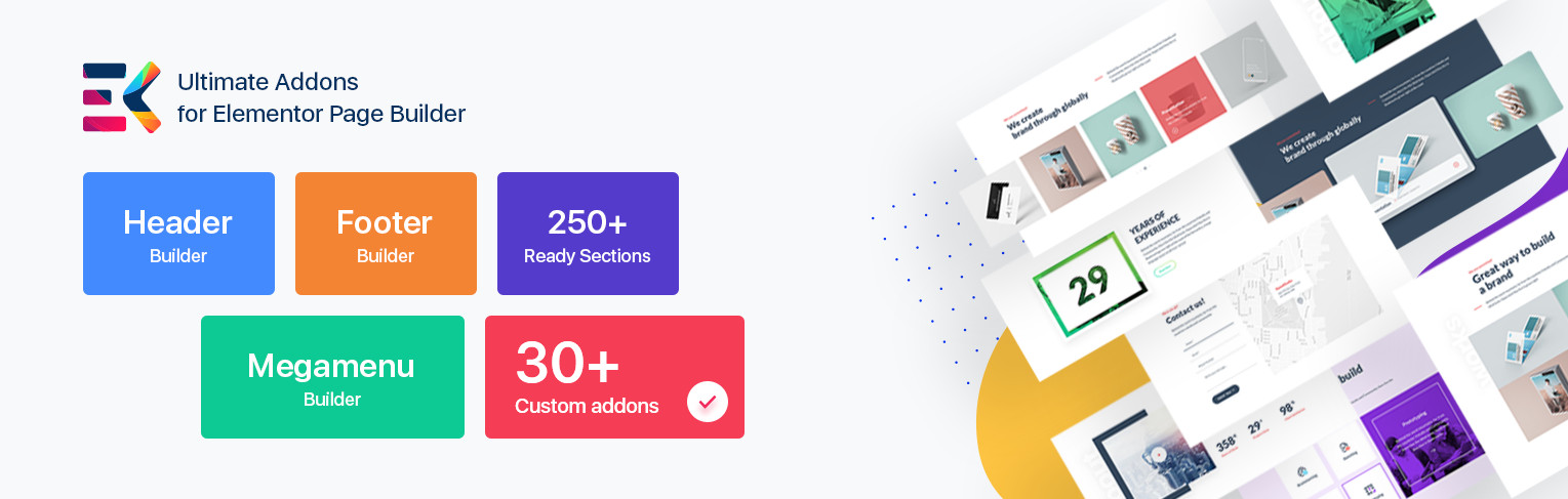 WordPress ElementsKit Elementor addons Elementor页面构建器扩展插件免费下载 - 我的世界基岩版中文站 - 我的世界基岩版中文站