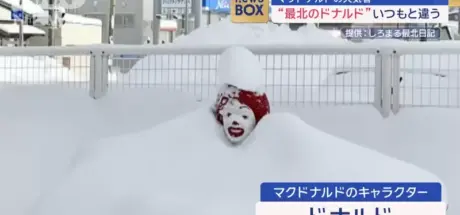 探访日本最北端麦当劳！长椅上的麦当劳叔叔成打卡新地标？ - 我的世界基岩版中文站