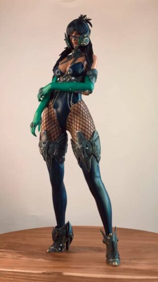 粉丝制《第一后裔》芙蕾娜逼真模型!完美还原饱满身材引爆眼球! - 奇趣星球报 - 奇趣星球报