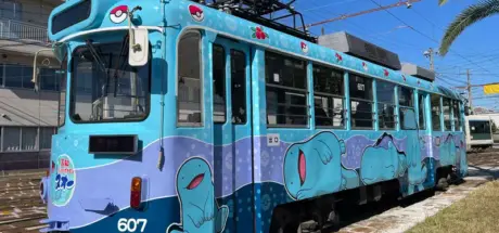 日本高知“沼王主题”宝可梦电车正式上路！由里到外通通都是沼王，超级可爱！ - 我的世界基岩版中文站