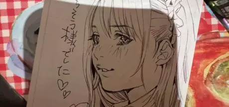 日本漫画家宫崎摩耶使用餐厅的点餐单涂鸦！被网友吐槽“霸占座位又浪费纸张”！ - 我的世界基岩版中文站