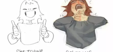 恨死上色的绘师，画草稿的时候才是最快乐的！很多人认为“线稿”是最痛苦的步骤！ - 我的世界基岩版中文站