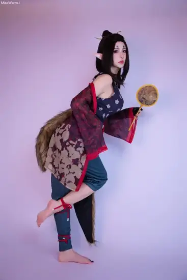 甜妹cos《黑神话:悟空》小狐狸萍萍 - 奇趣星球报 - 奇趣星球报