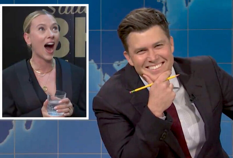 把 Scarlett Johansson 隐私处形容为烤牛肉！网民都说 Colin Jost 玩大了，但在妻子眼中他顽皮有才！ - 奇趣星球报 - 奇趣星球报