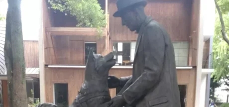 日本东京涩谷“忠犬八公像”，孤独苦等饲主的形象好哀伤！在这里可以看到它跟主人相见的温馨场面！ - 我的世界基岩版中文站