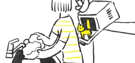 日本绘师呼吁大家要小心“猫咪和微波炉”！自家猫咪跳上微波炉导致全摔下来！养猫家庭都必须注意，这东西暗藏的危险！ - 我的世界基岩版中文站