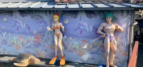 日本长滨市老房子成为网络热议的焦点，宁静住宅区赫然出现“等身大人偶”！几年前还有炭治郎和祢豆子！ - 我的世界基岩版中文站