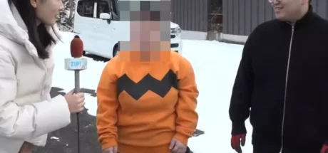 日本电视探访近期罕见强降雪现象，竟意外采访到外貌酷似《哆啦A梦》中胖虎的居民！网友议论“简直就像是从动漫中直接走出来”！ - 奇趣星球报