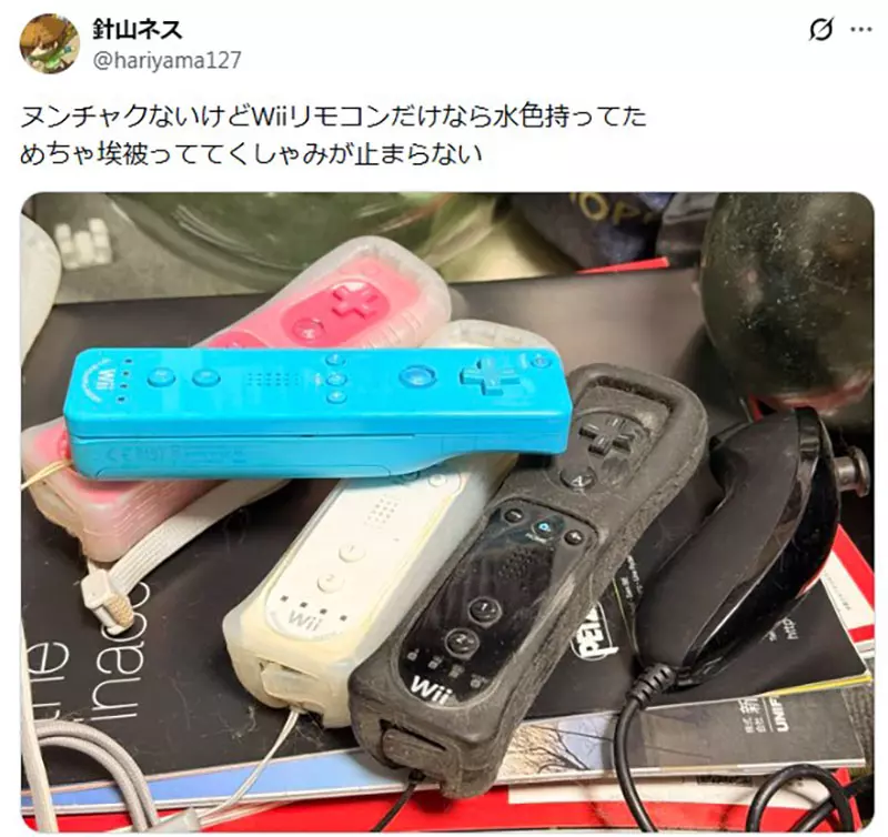 日本网友入手《稀有Wii控制器》世上只有5000组的水蓝色双节棍 日本网友入手《稀有Wii控制器》世上只有5000组的水蓝色双节棍