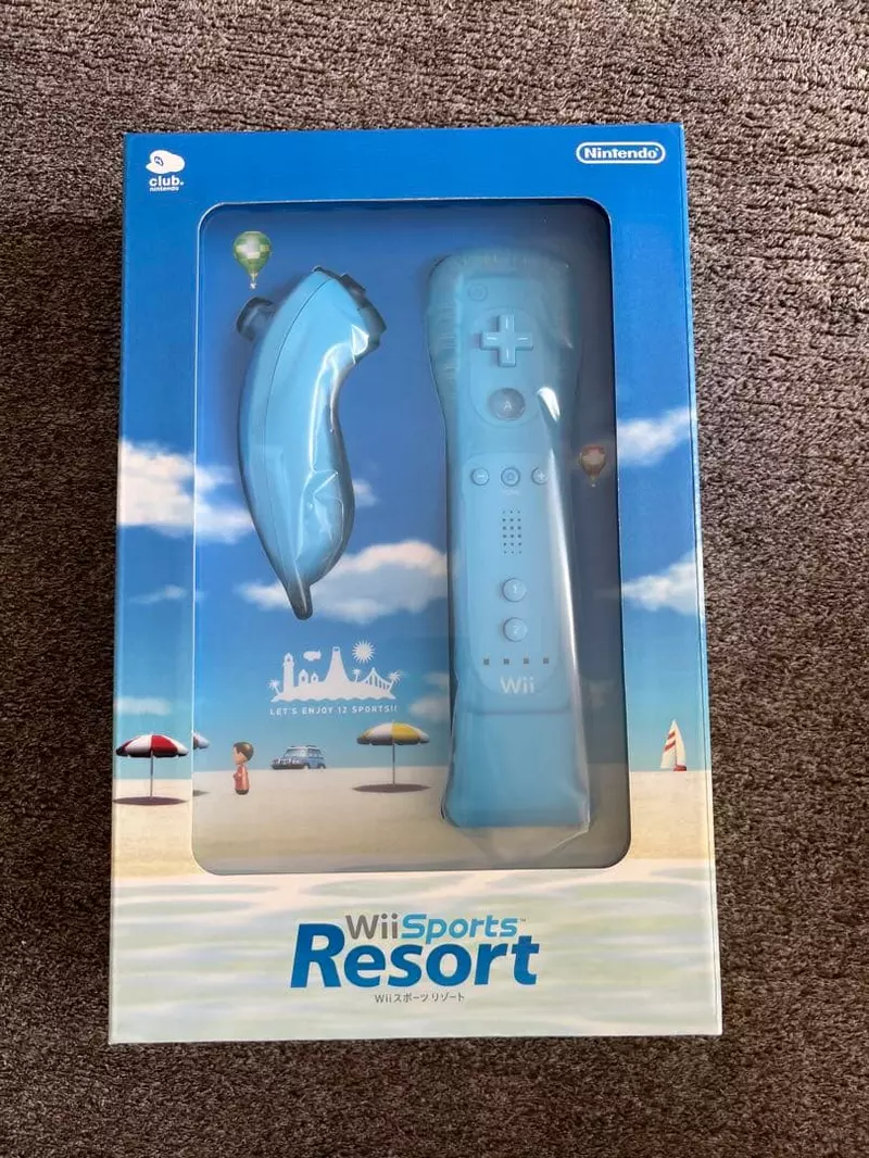 日本网友入手《稀有Wii控制器》世上只有5000组的水蓝色双节棍 日本网友入手《稀有Wii控制器》世上只有5000组的水蓝色双节棍