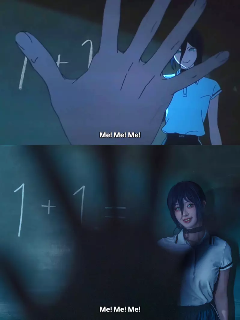 日本动画《电锯人蕾塞篇》剧场版名场面角色扮演还原 不管是泳池还是黑板那段都超神! 日本动画《电锯人蕾塞篇》剧场版名场面角色扮演还原 不管是泳池还是黑板那段都超神!