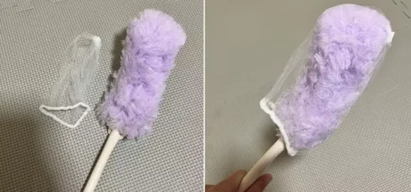 日本网友分享“年末清洁小妙招”，方便实用的排水孔滤网套除尘拖把！用完就丢而且本体不会弄脏真的超方便！ - 奇趣星球报