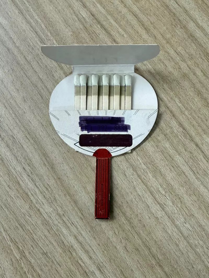 《超稀有纸火柴》火柴盒竟然做成团扇形状 网友直唿超可爱敲碗求復活
