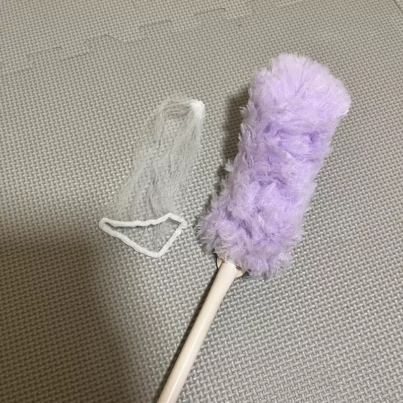 日本网友分享“年末清洁小妙招”，方便实用的排水孔滤网套除尘拖把！用完就丢而且本体不会弄脏真的超方便！