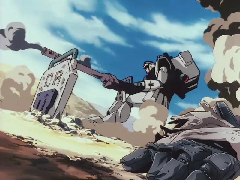 日本大神硬核还原《机动战士高达 第08MS小队》神兵利器！动画中标志性的 180mm 加农炮，简直是男人的浪漫！