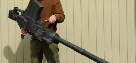 日本大神硬核还原《机动战士高达 第08MS小队》神兵利器！动画中标志性的 180mm 加农炮，简直是男人的浪漫！ - 奇趣星球报