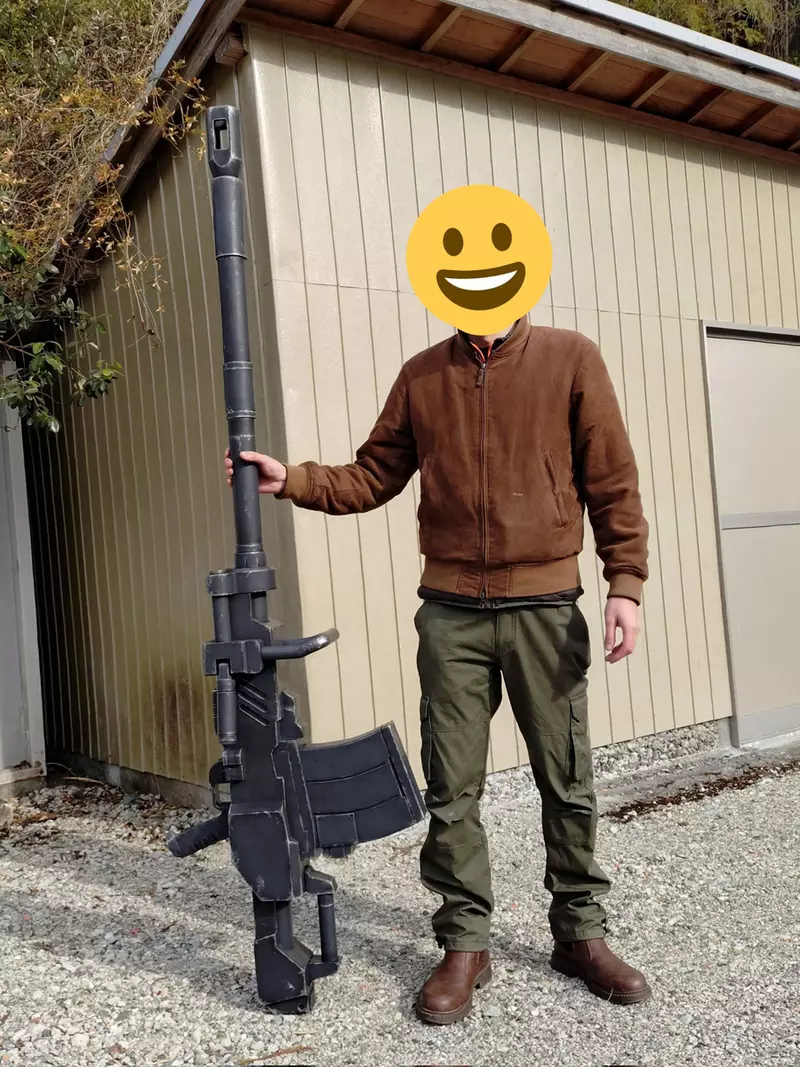 日本大神硬核还原《机动战士高达 第08MS小队》神兵利器！动画中标志性的 180mm 加农炮，简直是男人的浪漫！